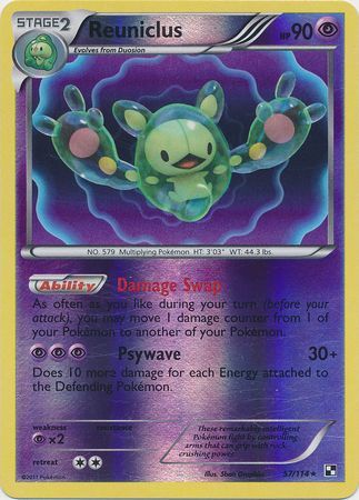 Reuniclus - 57/114 - Holo Rare - Reverse Holo available at 401 Games Canada