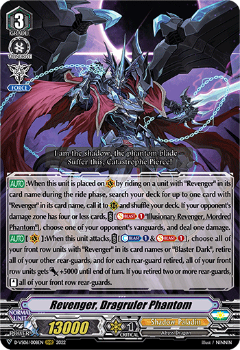 Revenger, Dragruler Phantom - D-VS06/008 - Triple Rare available at 401 Games Canada