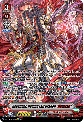 Revenger, Raging Fall Dragon 'Reverse' - D-VS04/SP02 - SP available at 401 Games Canada