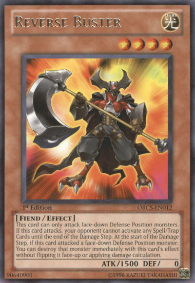 Reverse Buster - ORCS-EN012 - Rare - 1st Edition available at 401 Games Canada