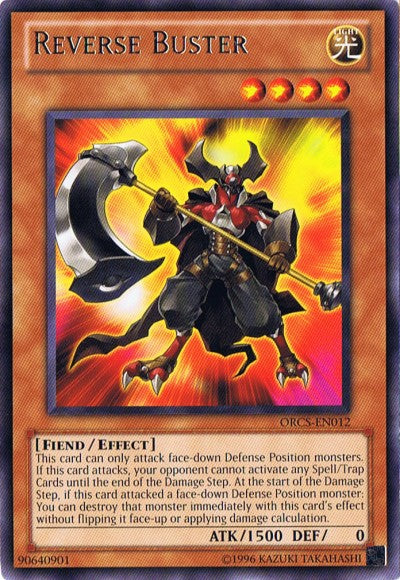Reverse Buster - ORCS-EN012 - Rare - Unlimited available at 401 Games Canada