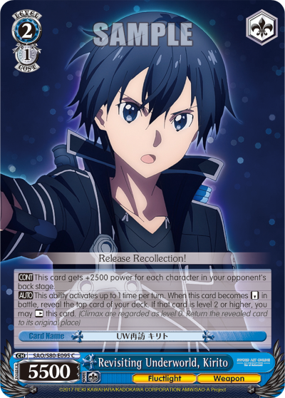 Revisiting Underworld, Kirito (C) available at 401 Games Canada