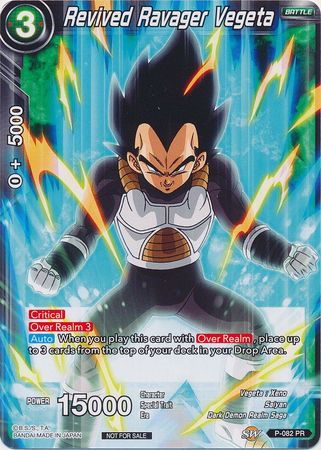 Revived Ravager Vegeta - P-082 - Promo (Non-Foil) available at 401 Games Canada