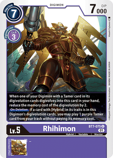 Rhihimon - BT7-075 - Uncommon available at 401 Games Canada