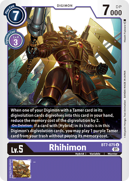 Rhihimon - BT7-075 - Uncommon available at 401 Games Canada