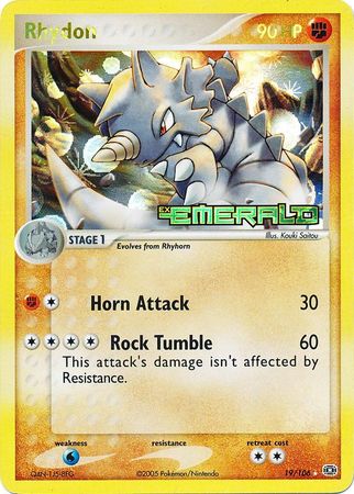 Rhydon - 19/106 - Rare - Reverse Holo available at 401 Games Canada