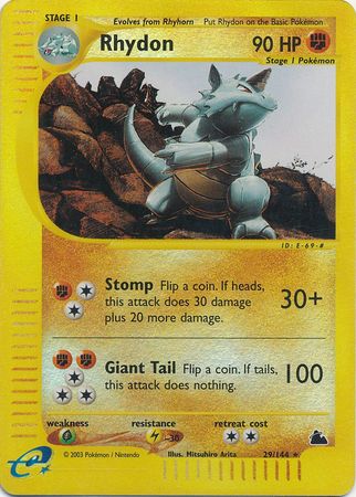 Rhydon - 29/144 - Rare - Reverse Holo available at 401 Games Canada