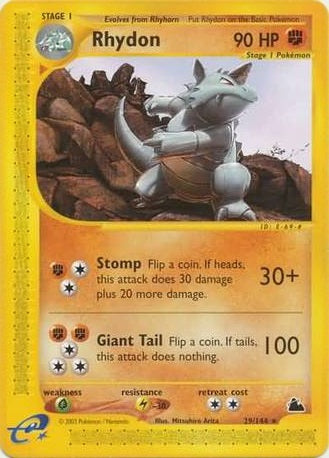 Rhydon - 29/144 - Rare available at 401 Games Canada