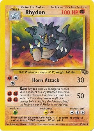 Rhydon - 45/64 - Uncommon - Unlimited available at 401 Games Canada