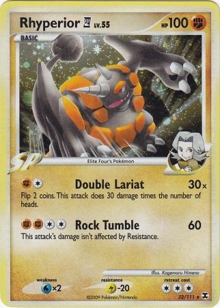 Rhyperior 4 - 32/111 - Holo Rare - Theme Deck Exclusive available at 401 Games Canada