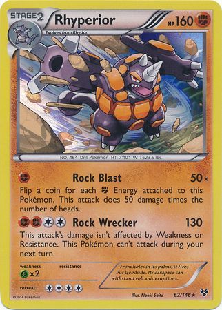 Rhyperior - 62/146 - Holo Rare available at 401 Games Canada