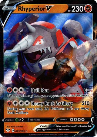 Rhyperior V - 095/189 - Ultra Rare available at 401 Games Canada
