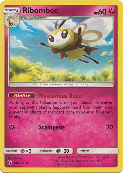 Ribombee - 146/214 - Rare available at 401 Games Canada