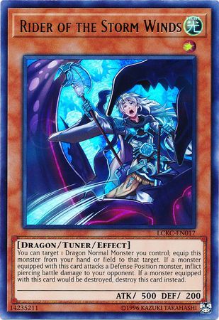 Rider of the Storm Winds - LCKC-EN017 - Ultra Rare - Unlimited available at 401 Games Canada