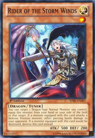 Rider of the Storm Winds - SDBE-EN007 - Common - 1st Edition available at 401 Games Canada