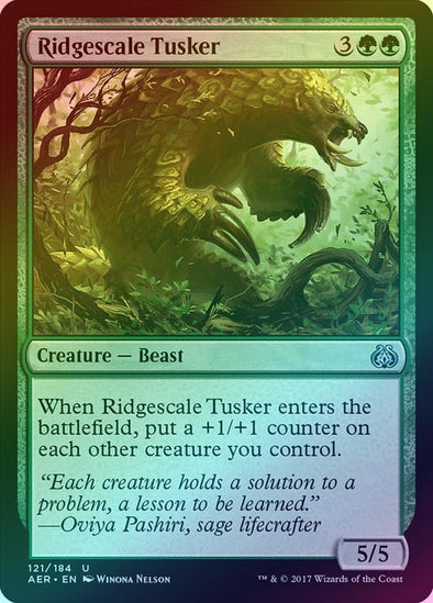 Ridgescale Tusker (Foil) (AER) available at 401 Games Canada