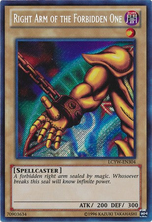 Right Arm of the Forbidden One - LCYW-EN304 - Secret Rare - Unlimited available at 401 Games Canada