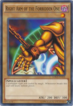 Right Arm of the Forbidden One - LDK2-ENY05 - Common - Unlimited available at 401 Games Canada