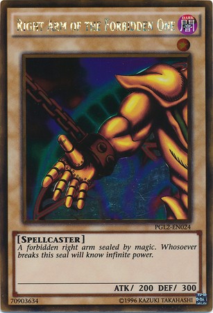 Right Arm of the Forbidden One - PGL2-EN024 - Gold Rare - Unlimited available at 401 Games Canada