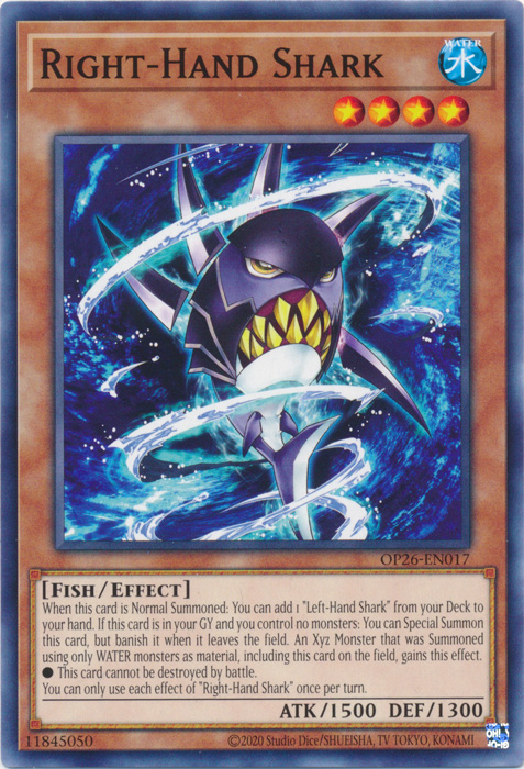 Right-Hand Shark - OP26-EN017 - Common - Unlimited