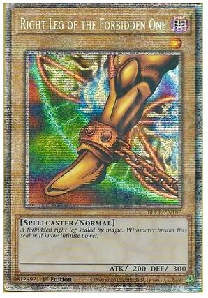 Right Leg of the Forbidden One - BLCR-EN102 - Starlight Rare - 1st Edition available at 401 Games Canada