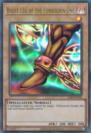 Right Leg of the Forbidden One - LOB-EN120 - Ultra Rare - Unlimited Worldwide available at 401 Games Canada