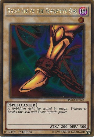 Right Leg of the Forbidden One - PGL2-EN022 - Gold Rare - 1st Edition available at 401 Games Canada