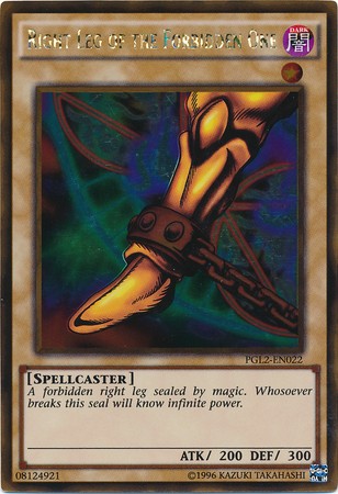 Right Leg of the Forbidden One - PGL2-EN022 - Gold Rare - Unlimited available at 401 Games Canada