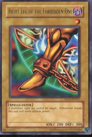 Right Leg of the Forbidden One - RP01-EN017 - Rare available at 401 Games Canada