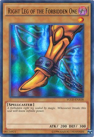 Right Leg of the Forbidden One - YGLD-ENA18 - Ultra Rare - Unlimited available at 401 Games Canada