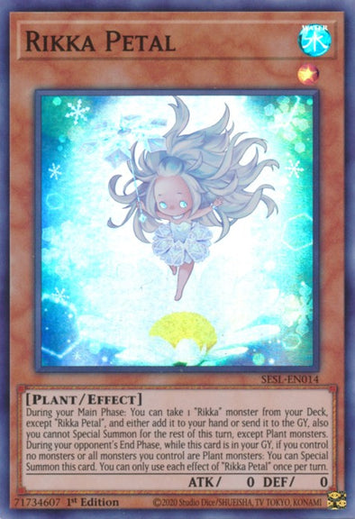 Rikka Petal - SESL-EN014 - Super Rare - 1st Edition available at 401 Games Canada