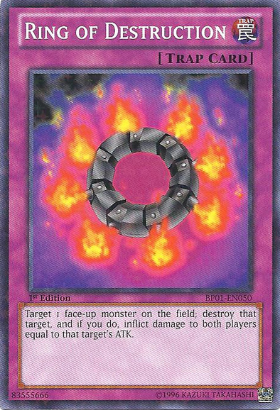 Ring of Destruction - BP01-EN050 - Rare - 1st Edition available at 401 Games Canada