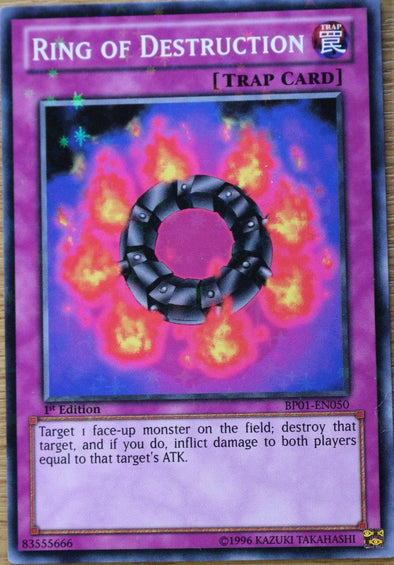 Ring of Destruction - BP01-EN050 - Starfoil Rare - 1st Edition available at 401 Games Canada