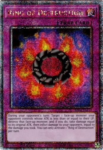 Ring of Destruction - RA04-EN119 - Quarter Century Secret Rare - 1st Edition