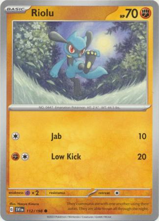 Riolu - 112/198 - Common available at 401 Games Canada