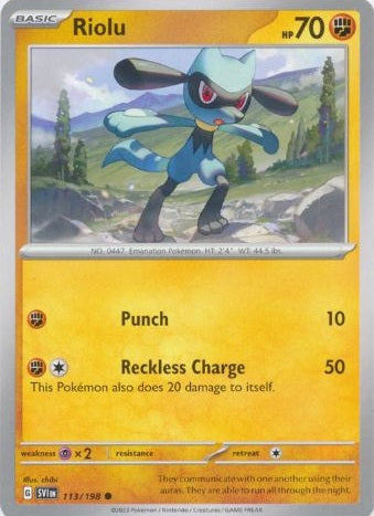 Riolu - 113/198 - Common available at 401 Games Canada