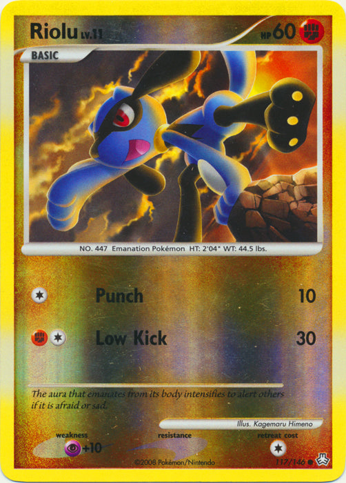 Riolu - 117/146 - Common - Reverse Holo available at 401 Games Canada