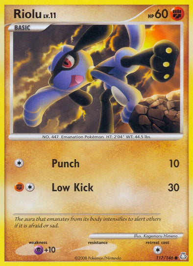 Riolu - 117/146 - Common available at 401 Games Canada