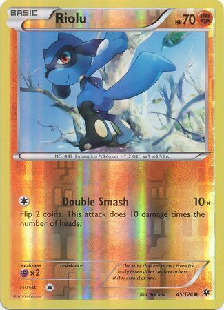 Riolu - 45/124 - Common - Reverse Holo available at 401 Games Canada