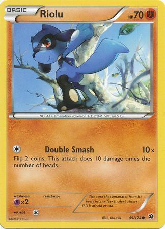 Riolu - 45/124 - Common available at 401 Games Canada