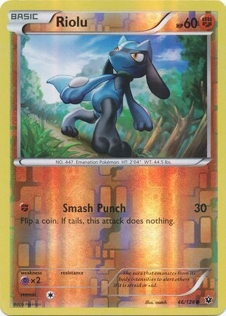 Riolu - 46/124 - Common - Reverse Holo available at 401 Games Canada