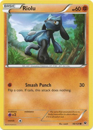 Riolu - 46/124 - Common available at 401 Games Canada