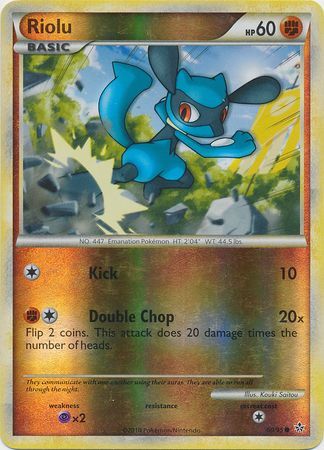 Riolu - 60/95 - Common - Reverse Holo available at 401 Games Canada