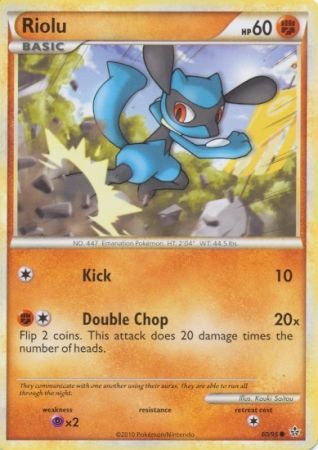 Riolu - 60/95 - Common available at 401 Games Canada