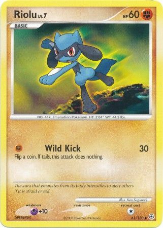 Riolu - 61/130 - Uncommon available at 401 Games Canada