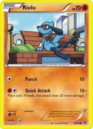 Riolu - 63/99 - Common available at 401 Games Canada