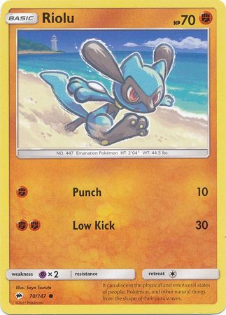 Riolu - 70/147 - Common available at 401 Games Canada