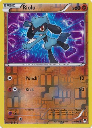 Riolu - 75/135 - Common - Reverse Holo available at 401 Games Canada