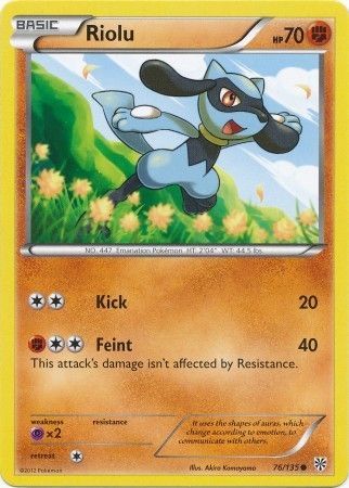 Riolu - 76/135 - Common available at 401 Games Canada