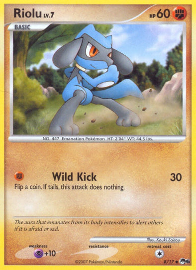 Riolu - 8/17 - Uncommon available at 401 Games Canada